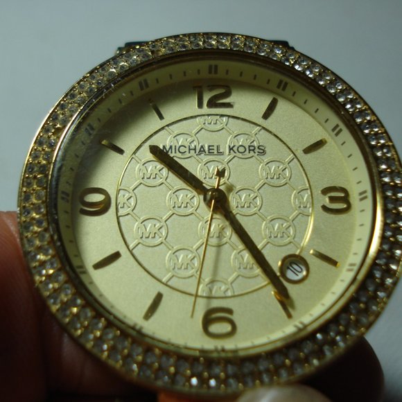 MK5430 GORGEOUS 1/1 LADIES MICHAEL KORS HIGH END 3 DIALS DIAMOND WATCH RTL $355